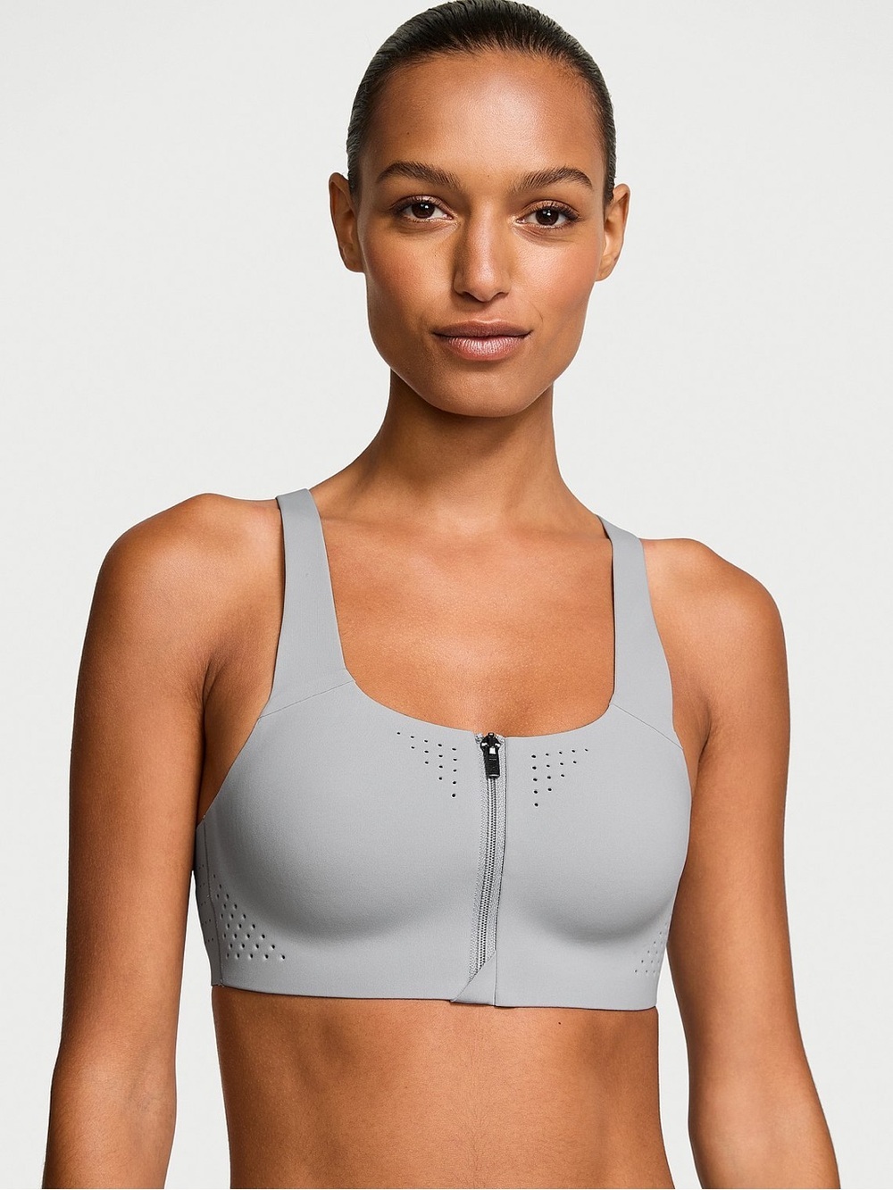 Victoria’s Secret VSX Featherweight Max Front-Close Sports Bra Sterling Size 36B